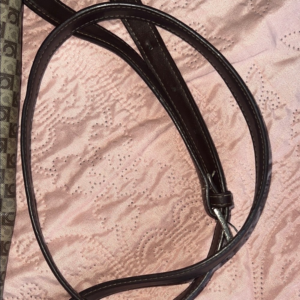 Brown Patterned Shoulder Bag - image 5